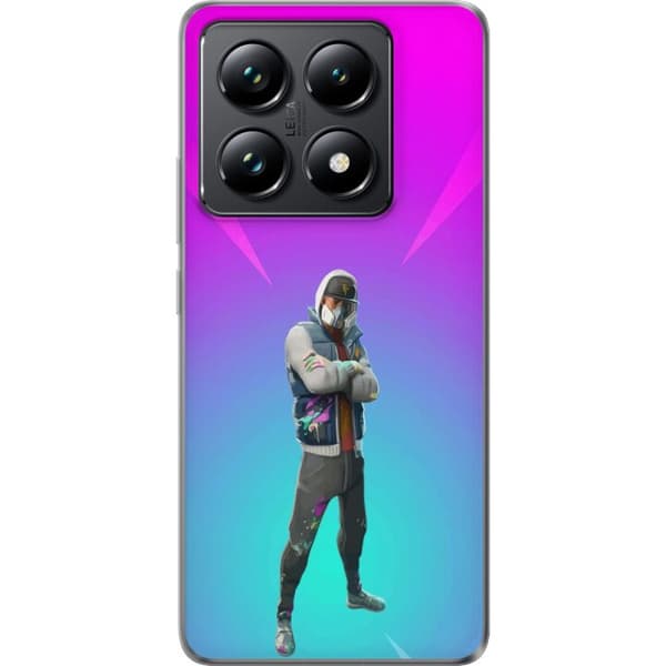 Xiaomi 14T Pro Gennemsigtig cover sort ridder fortnite
