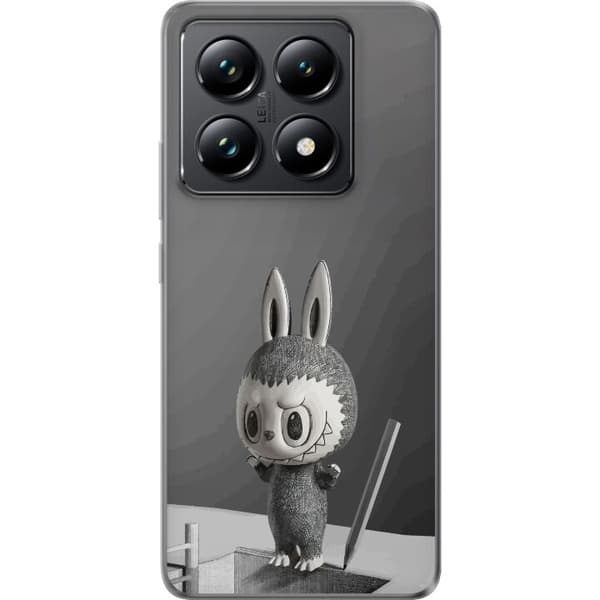 Xiaomi 14T Pro Läpinäkyvä kuori Pop Mart MEGA LABUBU LABUBU Sketch 1000%