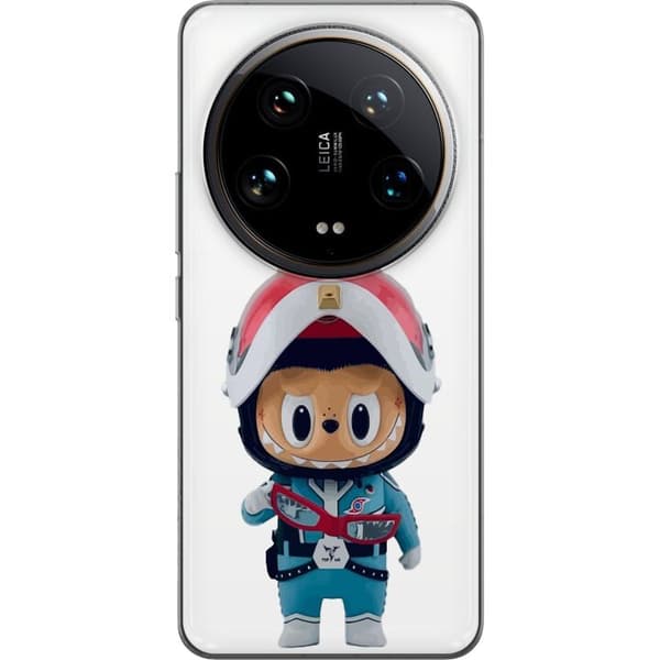 Xiaomi 14 Ultra Gjennomsiktig deksel How2work Labubu Monstrene x Ultraman Blue Figur