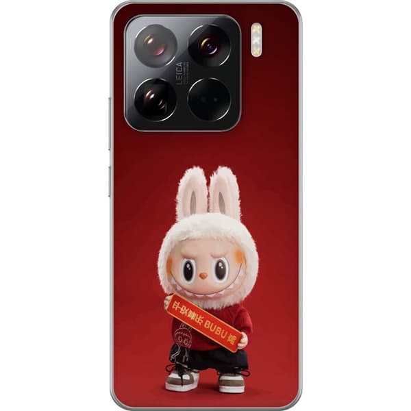 Xiaomi 15 Pro Gjennomsiktig deksel Pop Mart The Monsters Labubu Lykke til Vinyl Plysj Dukke