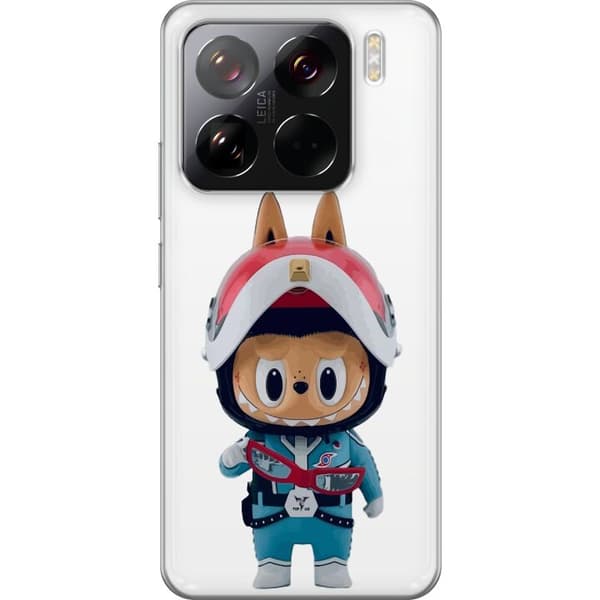 Xiaomi 15 Pro Läpinäkyvä kuori How2work Labubu hirviöt x Ultraman Blue -hahmo