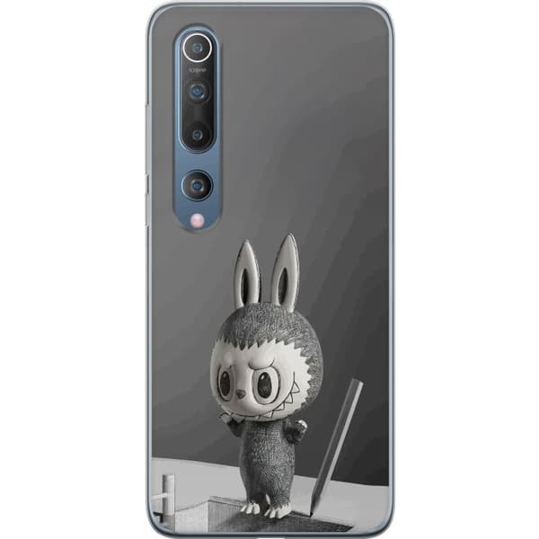 Xiaomi Mi 10 5G Gjennomsiktig deksel Pop Mart MEGA LABUBU LABUBU Sketch 1000%