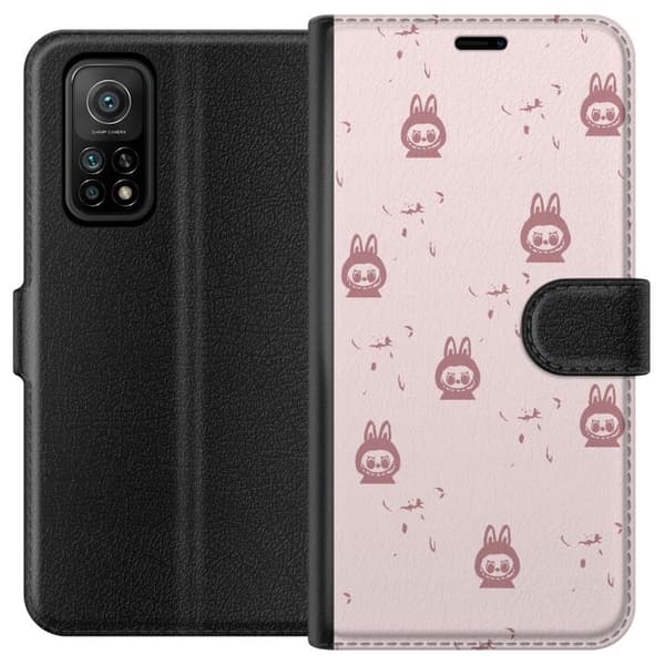 Xiaomi Mi 10T 5G Lommeboketui Labubu Neon Pop - Neonfarget pop art monster