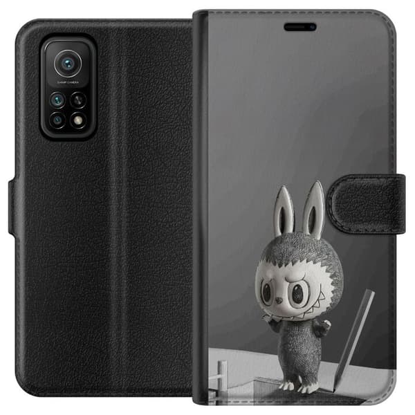 Xiaomi Mi 10T 5G Plånboksfodral Pop Mart MEGA LABUBU LABUBU Sketch 1000%