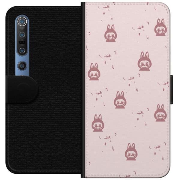 Xiaomi Mi 10 Pro 5G Tegnebogsetui Labubu Neon Pop - Neonfarvet pop art monster