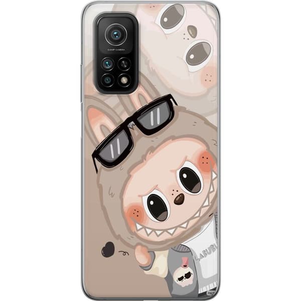 Xiaomi Mi 10T 5G Gennemsigtig cover Labubu Rainbow Chaos
