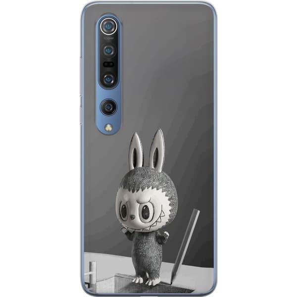 Xiaomi Mi 10 Pro 5G Gennemsigtig cover Pop Mart MEGA LABUBU LABUBU Sketch 1000%