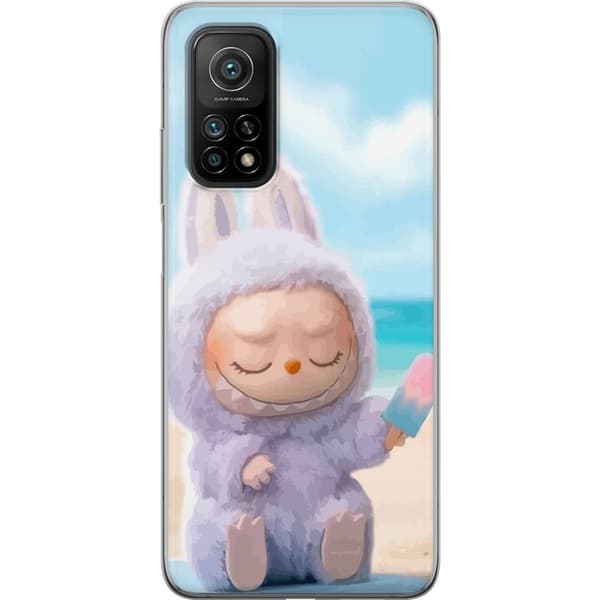 Xiaomi Mi 10T Pro 5G Gennemsigtig cover Labubu Lyserød Stemning