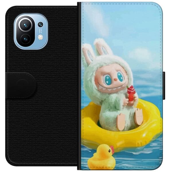 Xiaomi Mi 11 Lommeboketui Labubu Stripe Attack - Striper møter monstre