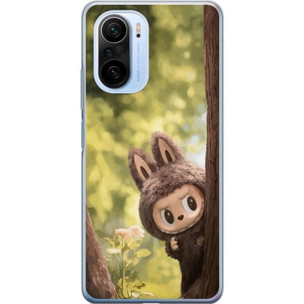 Xiaomi Mi 11i Gennemsigtig cover Labubu Graffiti Vibes – Gadekunst i monsterform