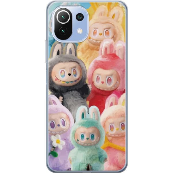 Xiaomi Mi 11 Lite Läpinäkyvä kuori Labubu Luonnos Tyyli