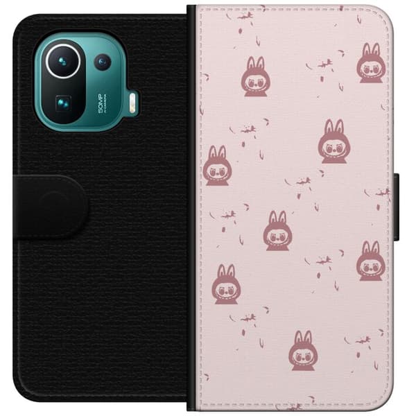 Xiaomi Mi 11 Pro Tegnebogsetui Labubu Neon Pop - Neonfarvet pop art monster