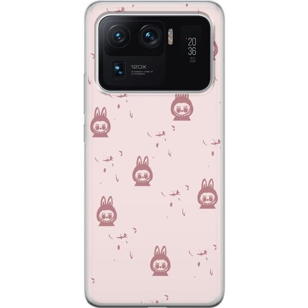 Xiaomi Mi 11 Ultra Gjennomsiktig deksel Labubu Neon Pop - Neonfarget pop art monster