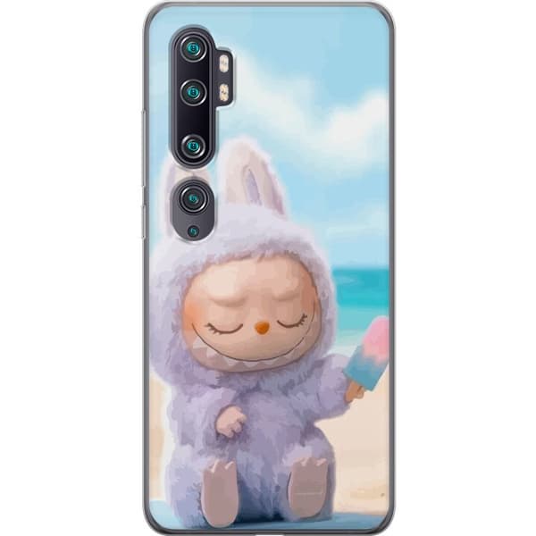 Xiaomi Mi Note 10 Läpinäkyvä kuori Labubu Vaaleanpunainen Tunnelma