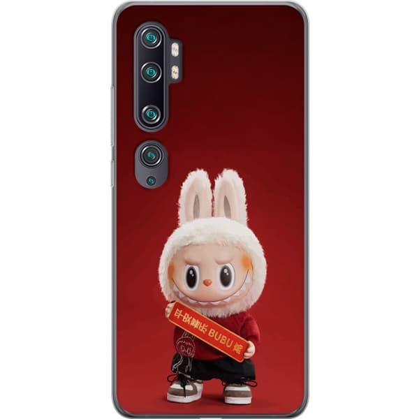 Xiaomi Mi Note 10 Genomskinligt Skal Pop Mart The Monsters Labubu Best of Luck Vinyl Plush Doll