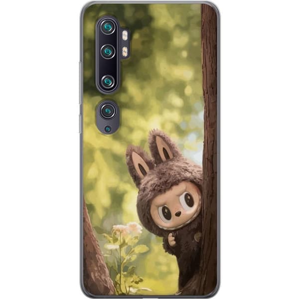 Xiaomi Mi Note 10 Gennemsigtig cover Labubu Graffiti Vibes – Gadekunst i monsterform