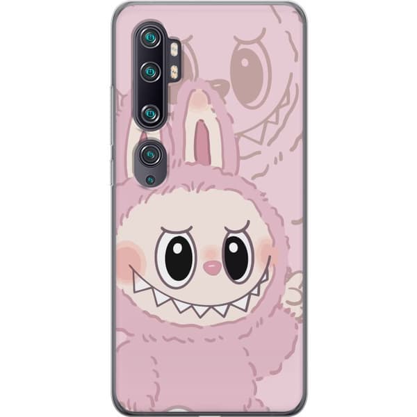Xiaomi Mi Note 10 Gennemsigtig cover Labubu Floral Freak