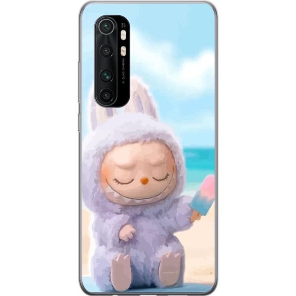 Xiaomi Mi Note 10 Lite Gennemsigtig cover Labubu Lyserød Stemning
