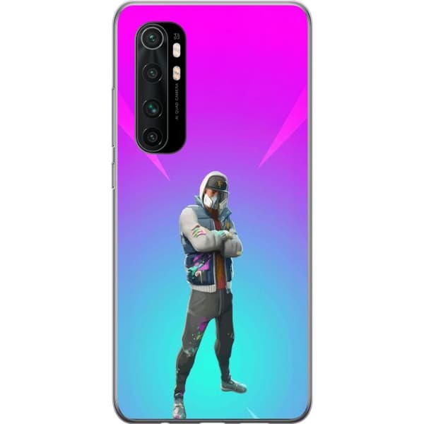 Xiaomi Mi Note 10 Lite Genomskinligt Skal black knight fortnite