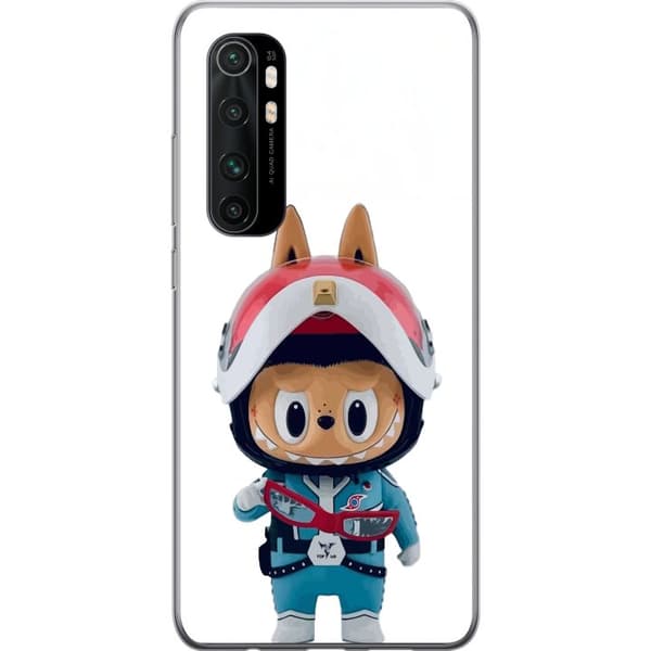 Xiaomi Mi Note 10 Lite Genomskinligt Skal How2work Labubu The Monsters x Ultraman Blue Figure