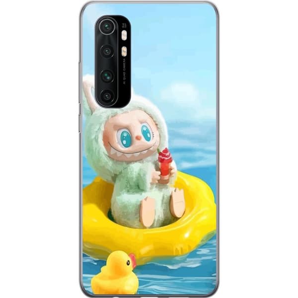 Xiaomi Mi Note 10 Lite Gennemsigtig cover Labubu Stripe Attack - Striber møder monstre