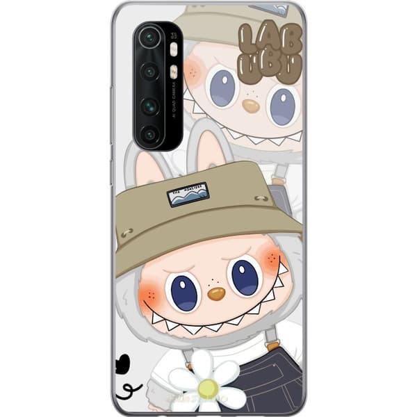 Xiaomi Mi Note 10 Lite Gennemsigtig cover Labubu Minimal Mood - Enkel og stilren monsterdesign