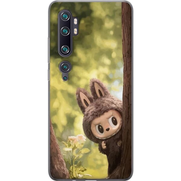 Xiaomi Mi Note 10 Pro Gjennomsiktig deksel Labubu Graffiti Vibes – Gatukunst i Monsterform