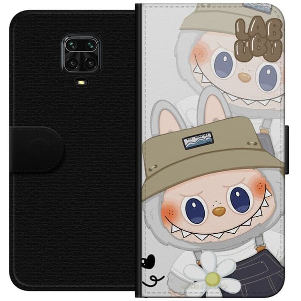 Xiaomi Redmi Note 9 Pro Plånboksfodral Labubu Minimal Mood – Enkel och stilren monsterdesig