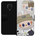 Miniatyrbild 1 av 3: Xiaomi Redmi Note 9 Pro Plånboksfodral Labubu Minimal Mood – Enkel och stilren monsterdesig