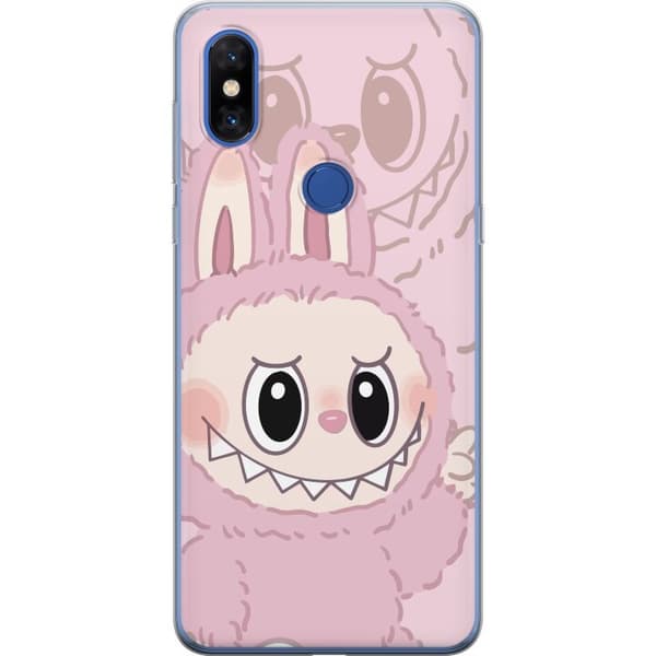 Xiaomi Mi Mix 3 Läpinäkyvä kuori Labubu Floral Freak