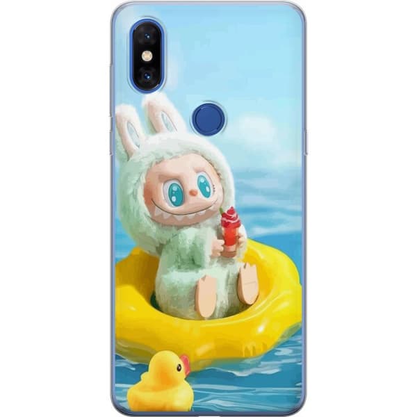Xiaomi Mi Mix 3 Genomskinligt Skal Labubu Stripe Attack – Ränder möter monster