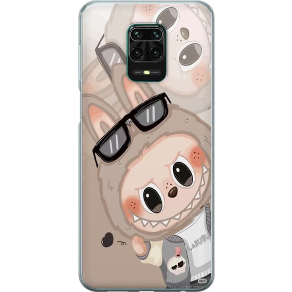 Xiaomi Redmi Note 9 Pro Gennemsigtig cover Labubu Rainbow Chaos
