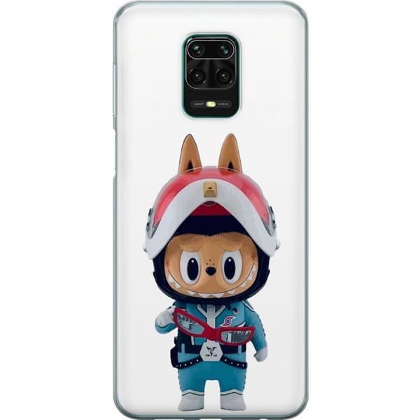 Xiaomi Redmi Note 9 Pro Genomskinligt Skal How2work Labubu The Monsters x Ultraman Blue Figure