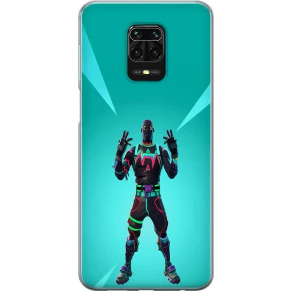 Xiaomi Redmi Note 9 Pro Genomskinligt Skal black knight fortnite