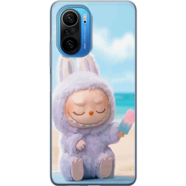 Xiaomi Poco F3 Läpinäkyvä kuori Labubu Vaaleanpunainen Tunnelma