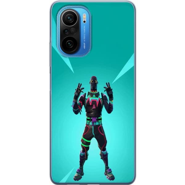 Xiaomi Poco F3 Gennemsigtig cover sort ridder fortnite