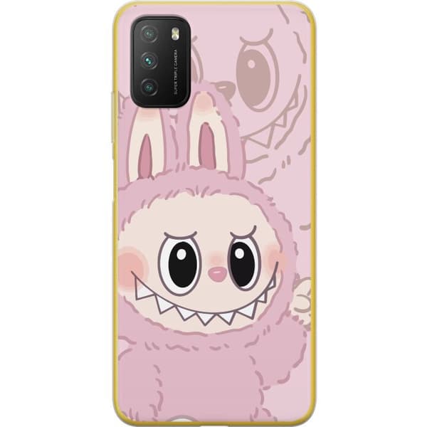 Xiaomi Poco M3  Gennemsigtig cover Labubu Floral Freak