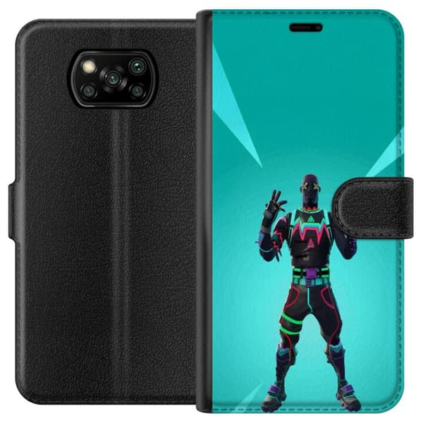 Xiaomi Poco X3 NFC Lommeboketui svart ridder fortnite