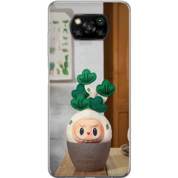 Xiaomi Poco X3 NFC Gjennomsiktig deksel MONSTRENE Ulydige Planter