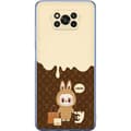 Miniatyrbild 1 av 3: Xiaomi Poco X3 Pro Genomskinligt Skal Labubu Blue Chill – Blå toner och lugnt uttryck