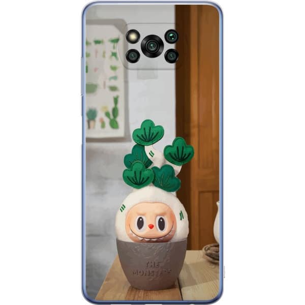 Xiaomi Poco X3 Pro Gennemsigtig cover MONSTRENE Uduelige Planter