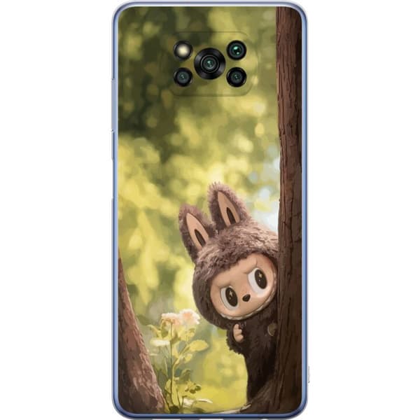 Xiaomi Poco X3 Pro Gennemsigtig cover Labubu Graffiti Vibes – Gadekunst i monsterform