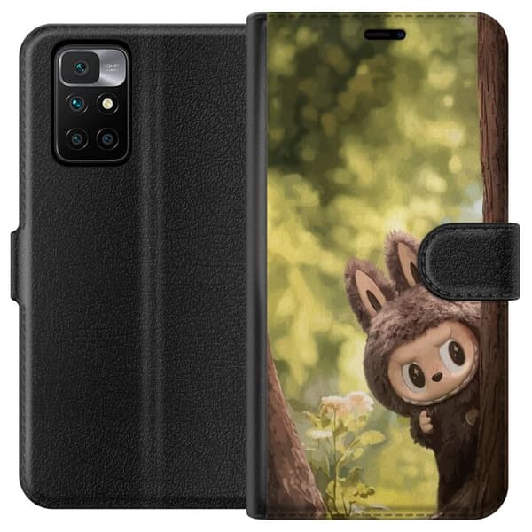 Xiaomi Redmi 10 Tegnebogsetui Labubu Graffiti Vibes – Gadekunst i monsterform