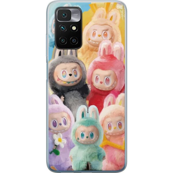 Xiaomi Redmi 10 Läpinäkyvä kuori Labubu Luonnos Tyyli