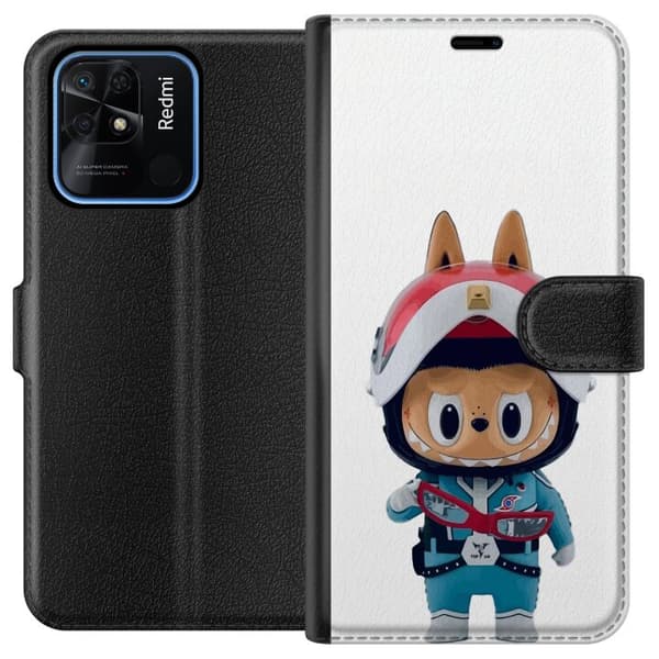 Xiaomi Redmi 10C Plånboksfodral How2work Labubu The Monsters x Ultraman Blue Figure