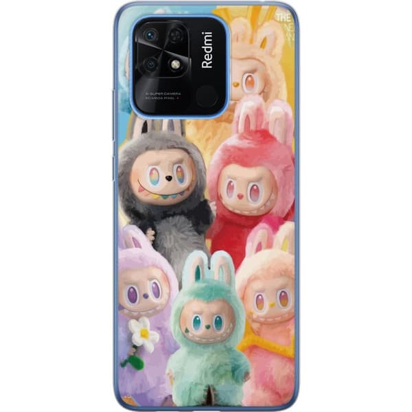 Xiaomi Redmi 10C Läpinäkyvä kuori Labubu Luonnos Tyyli