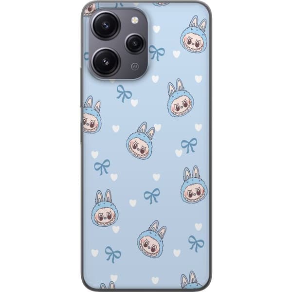 Xiaomi Redmi 12 Läpinäkyvä kuori Labubu Tuli Henki