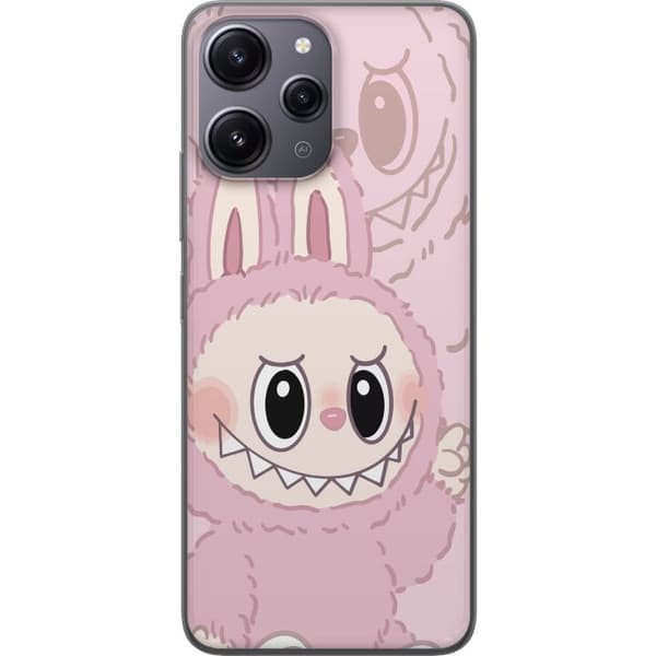Xiaomi Redmi 12 Gennemsigtig cover Labubu Floral Freak