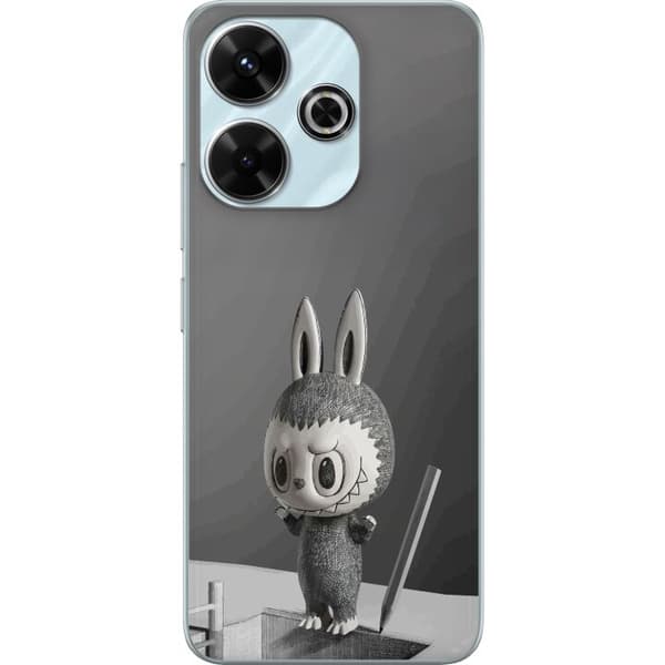 Xiaomi Redmi 13 Genomskinligt Skal Pop Mart MEGA LABUBU LABUBU Sketch 1000%