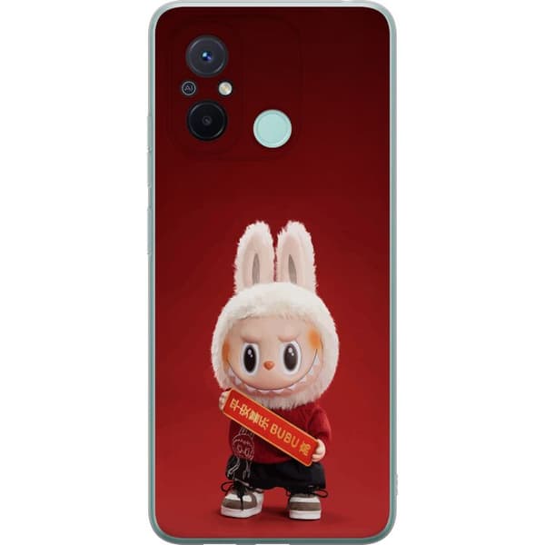 Xiaomi Redmi 12C Läpinäkyvä kuori Pop Mart The Monsters Labubu Onnea Vinyl Nukke